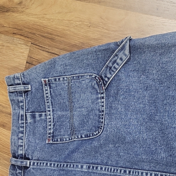 LIMITED JEANS USA DG (D&G) Mini Jean Skirt with Carpenter Loop - Picture 11 of 16